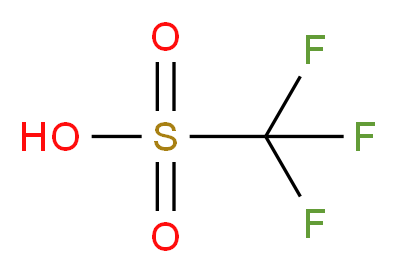 trifluoromethanesulfonic acid_分子结构_CAS_1493-13-6