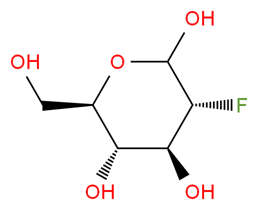 (3R,4S,5S,6R)-3-fluoro-6-(hydroxymethyl)oxane-2,4,5-triol_分子结构_CAS_86783-82-6