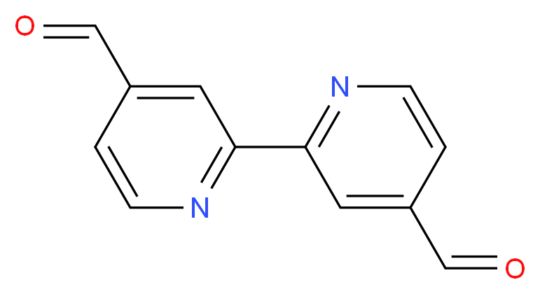 2,2′-联吡啶-4,4′-二甲醛_分子结构_CAS_99970-84-0)