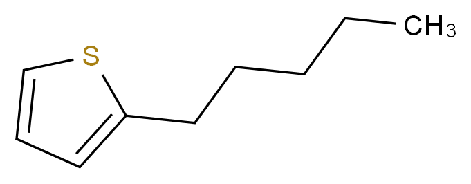 2-Pentylthiophene_分子结构_CAS_)