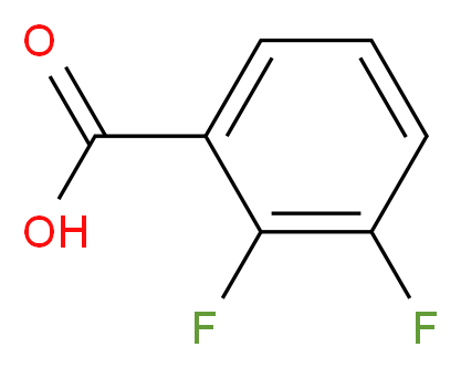 2,3-Difluorobenzoic acid_分子结构_CAS_)