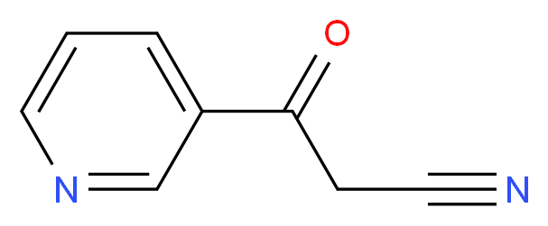 3-oxo-3-(pyridin-3-yl)propanenitrile_分子结构_CAS_30510-18-0