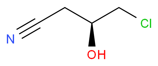 (S)-4-Chloro-3-hydroxybutyronitrile_分子结构_CAS_127913-44-4)