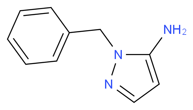 1-Benzyl-1H-pyrazol-5-amine_分子结构_CAS_3528-51-6)