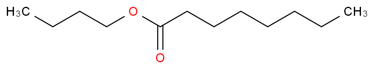 BUTYL CAPRYLATE_分子结构_CAS_589-75-3)