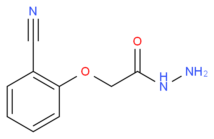 2-(2-Cyanophenoxy)acetohydrazide_分子结构_CAS_347912-40-7)