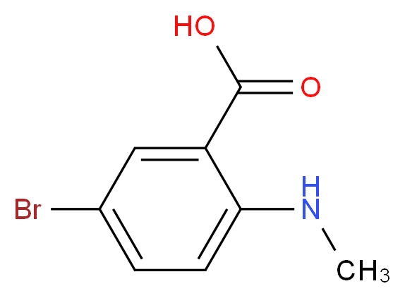 5-bromo-2-(methylamino)benzoic acid_分子结构_CAS_22721-16-0