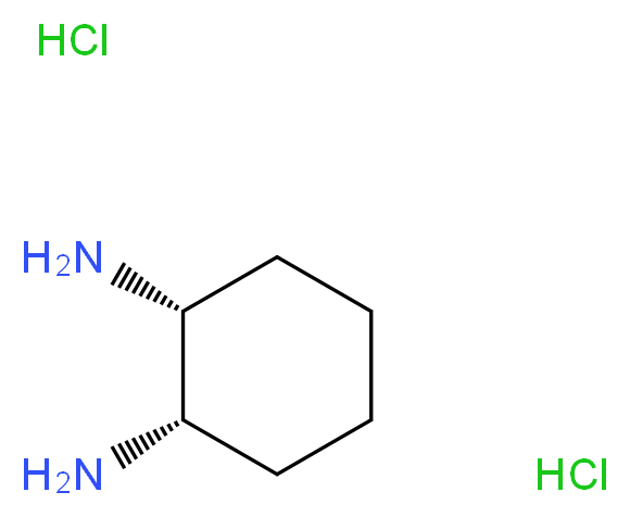 (1R,2S)-Cyclohexane-1,2-diamine dihydrochloride_分子结构_CAS_10027-80-2)