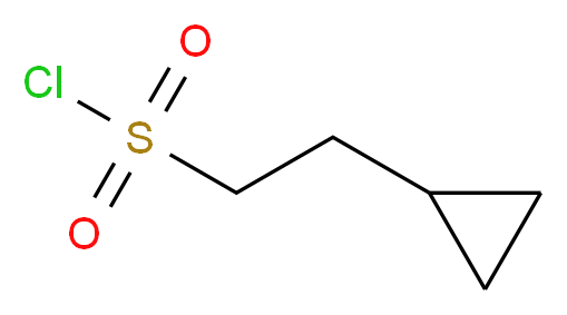 2-cyclopropylethanesulfonyl chloride_分子结构_CAS_1196155-54-0)