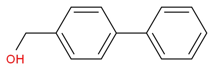 p-PHENYLBENZYL ALCOHOL_分子结构_CAS_3597-91-9)