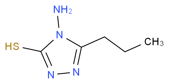 4-amino-5-propyl-4H-1,2,4-triazole-3-thiol_分子结构_CAS_30342-87-1