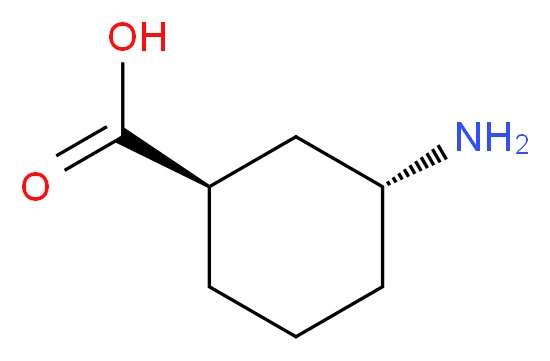 (1R,3R)-3-AMinocyclohexanecarboxylic acid_分子结构_CAS_933445-51-3)