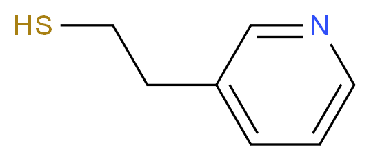 2-(pyridin-3-yl)ethanethiol_分子结构_CAS_556825-56-0)