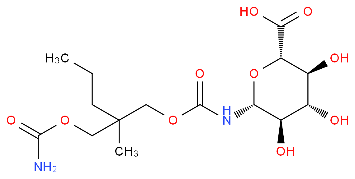 Meprobamate N-β-D-GlucuronideSee M227761_分子结构_CAS_58569-76-9)