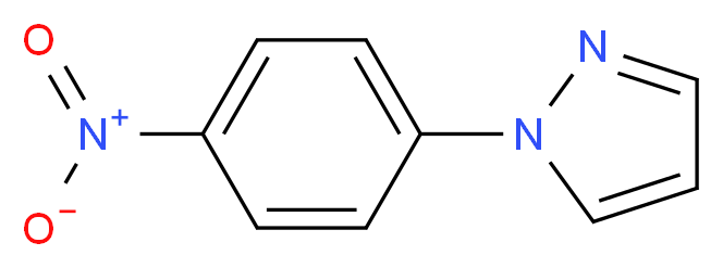 1-(4-Nitrophenyl)-1H-pyrazole_分子结构_CAS_3463-30-7)