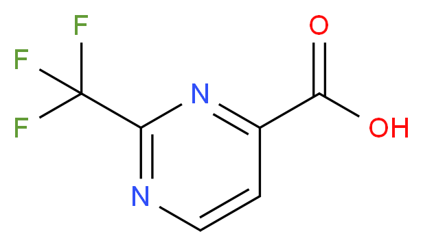 2-(trifluoromethyl)pyrimidine-4-carboxylic acid_分子结构_CAS_878742-59-7