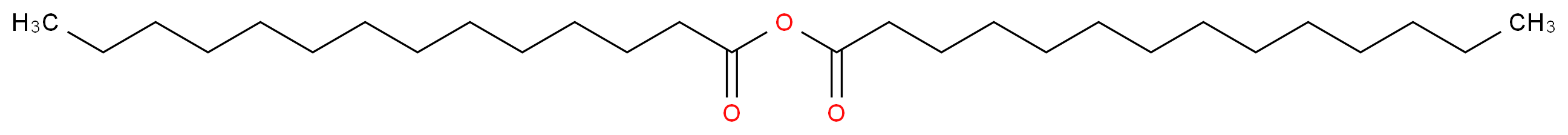 肉豆蔻酸酐_分子结构_CAS_626-29-9)