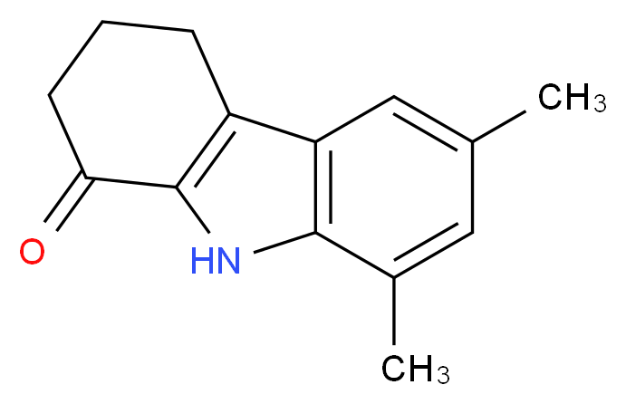 6,8-dimethyl-2,3,4,9-tetrahydro-1H-carbazol-1-one_分子结构_CAS_)