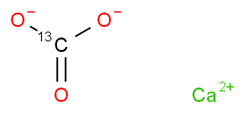 calcium (<sup>1</sup><sup>3</sup>C)carbonate_分子结构_CAS_287389-46-2