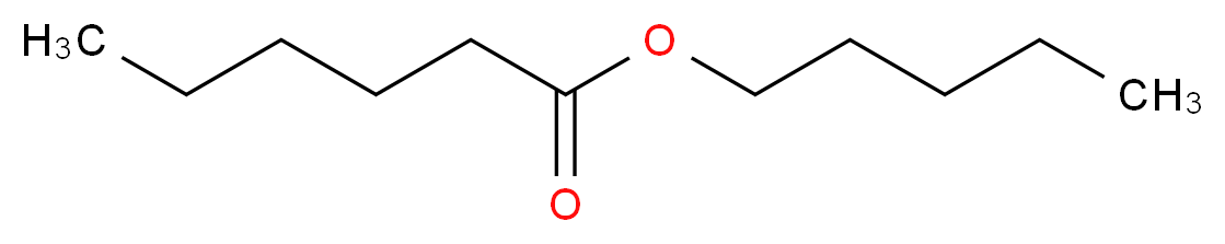 己酸戊酯_分子结构_CAS_540-07-8)