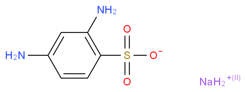 Sodium 2,4-diaminobenzenesulphonate_分子结构_CAS_)