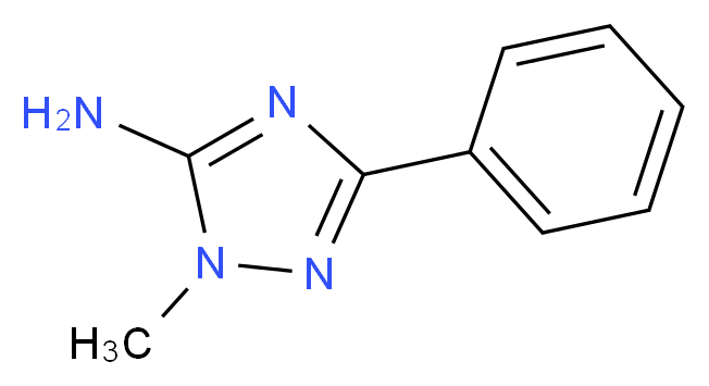 1-methyl-3-phenyl-1H-1,2,4-triazol-5-amine_分子结构_CAS_3357-30-0)