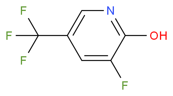 3-fluoro-5-(trifluoromethyl)pyridin-2-ol_分子结构_CAS_1040683-15-5