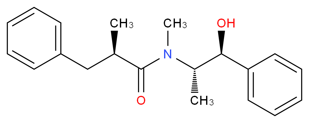 (2R)-N-[(1S,2S)-1-hydroxy-1-phenylpropan-2-yl]-N,2-dimethyl-3-phenylpropanamide_分子结构_CAS_159345-06-9