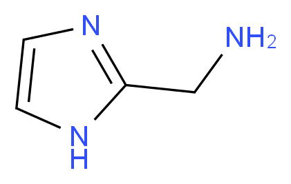 (1H-imidazol-2-yl)methanamine_分子结构_CAS_53332-80-2