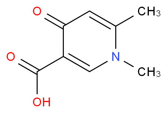 1,6-dimethyl-4-oxo-1,4-dihydro-3-pyridinecarboxylic acid_分子结构_CAS_33821-59-9)