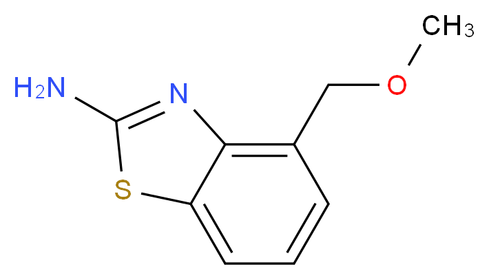 4-(methoxymethyl)-1,3-benzothiazol-2-amine_分子结构_CAS_)