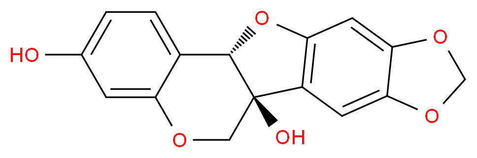 6a-Hydroxymaackiain_分子结构_CAS_61218-44-8)