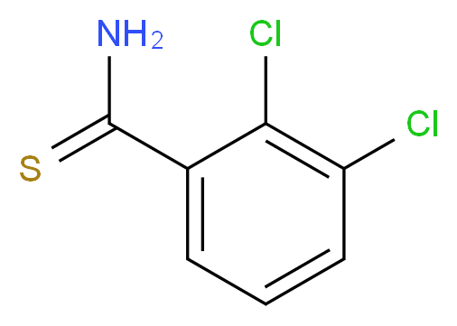 2,3-Dichlorothiobenzamide_分子结构_CAS_84863-83-2)