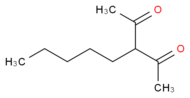 3-(n-Amyl)-2,4-pentanedione_分子结构_CAS_27970-50-9)