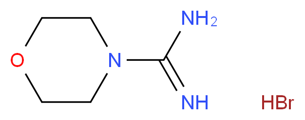 Morpholine-4-carboxiMidaMide hydrobroMide_分子结构_CAS_157415-17-3)