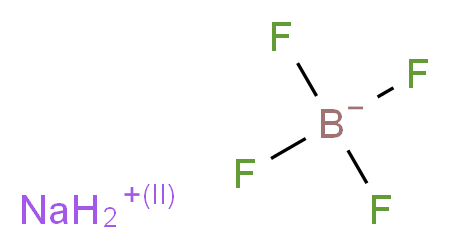 Sodium tetrafluoroborate_分子结构_CAS_13755-29-8)