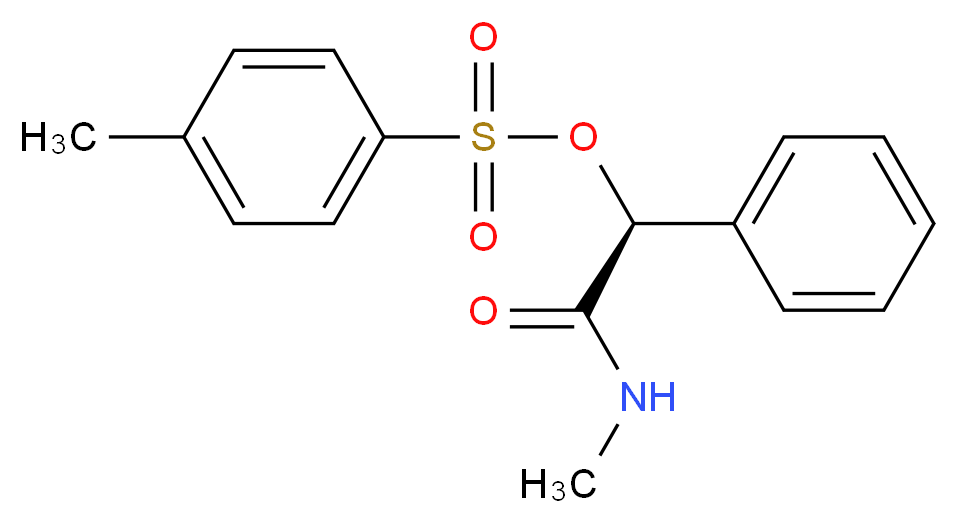 (S)-2-(Methylamino)-2-oxo-1-phenylethyl 4-methylbenzenesulfonate_分子结构_CAS_871224-68-9)