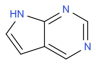 7H-Pyrrolo[2,3-d]pyrimidine_分子结构_CAS_271-70-5)