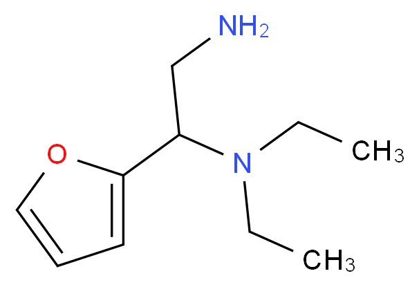 N~1~,N~1~-diethyl-1-(2-furyl)ethane-1,2-diamine_分子结构_CAS_842971-89-5)