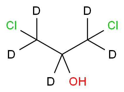 dichloro(<sup>2</sup>H<sub>5</sub>)propan-2-ol_分子结构_CAS_1173020-20-6