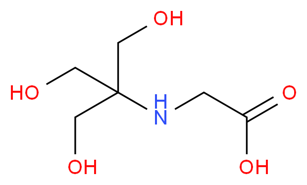 2-{[1,3-dihydroxy-2-(hydroxymethyl)propan-2-yl]amino}acetic acid_分子结构_CAS_5704-04-1