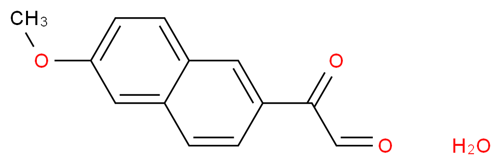 2-(6-methoxynaphthalen-2-yl)-2-oxoacetaldehyde hydrate_分子结构_CAS_745783-88-4