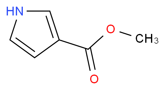 Methyl 1H-pyrrole-3-carboxylate_分子结构_CAS_)