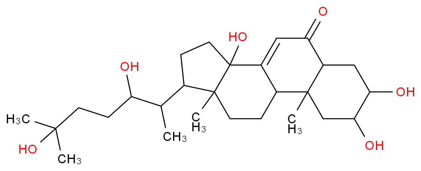 &alpha;-ECDYSTERONE_分子结构_CAS_3604-87-3)