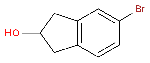 5-Bromoindan-2-ol_分子结构_CAS_862135-61-3)