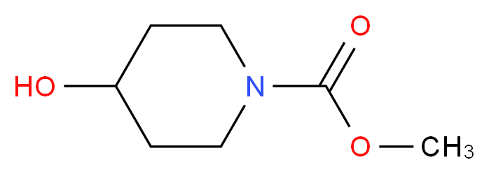 Methyl 4-hydroxypiperidine-1-carboxyl_分子结构_CAS_75250-52-1)