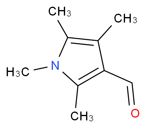 1,2,4,5-tetramethyl-1H-pyrrole-3-carbaldehyde_分子结构_CAS_1087610-71-6