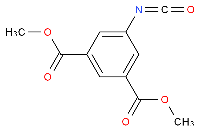 1,3-dimethyl 5-isocyanatobenzene-1,3-dicarboxylate_分子结构_CAS_46828-05-1