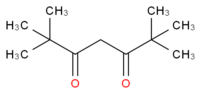 2,2,6,6-四甲基-3,5-庚烷二酮_分子结构_CAS_1118-71-4)