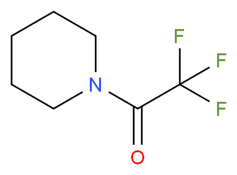 2,2,2-trifluoro-1-(piperidin-1-yl)ethan-1-one_分子结构_CAS_340-07-8